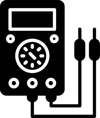 Voltmeter Vector Icon Design