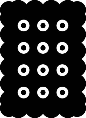 Bisküvi Vektörü Simgesi Tasarımı