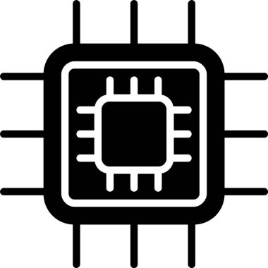 CPU Vector Icon Design