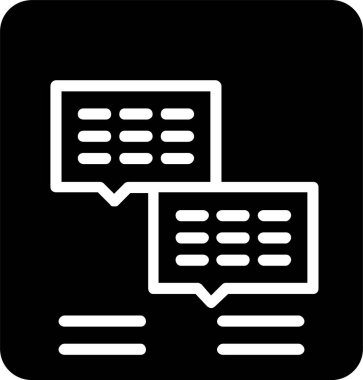 Comments Vector Icon Design