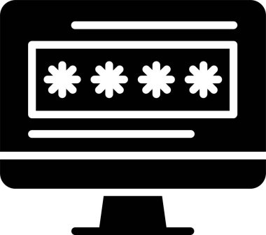 Password Vector Icon Design