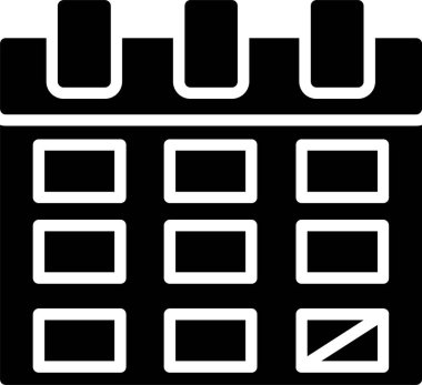 Takvim vektör simgesi tasarım