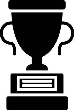 Ödül Kupası Vektör Simgesi Tasarımı