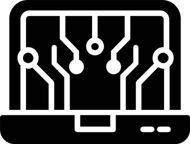Dizüstü vektör simgesi tasarım