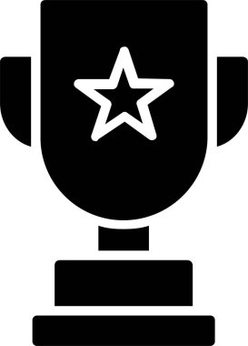 Trophy Vector Icon Design