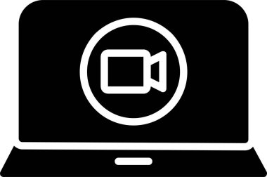 Video Call Vector Icon Design