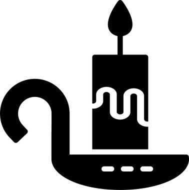 Candle Vector Icon Design