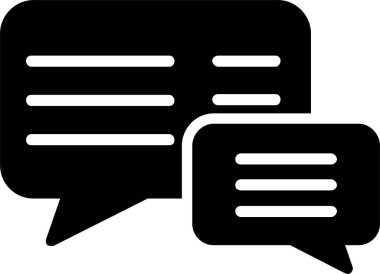 Dialog Vector Icon Design