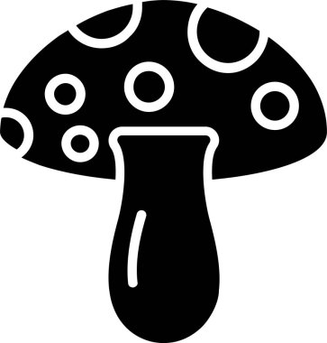 Mushroom Vector Icon Design