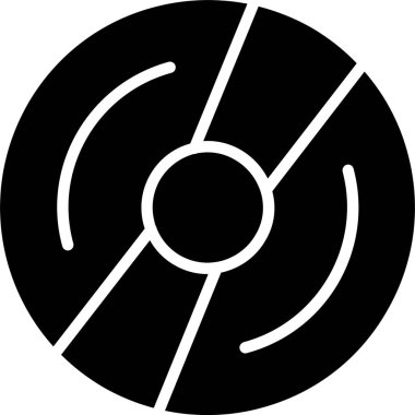 Compact disk Vector Icon Design