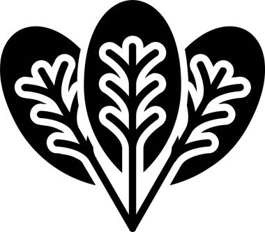 Ispanak Vektörü Simgesi Tasarımı