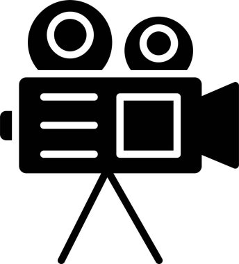 Video Camera Vector Icon Design