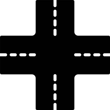Crossroad Vektör Simgesi Tasarımı