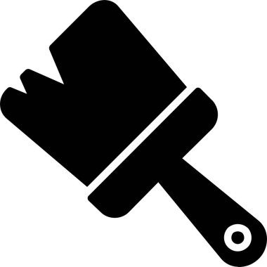 Boya fırça vektör simgesi tasarım