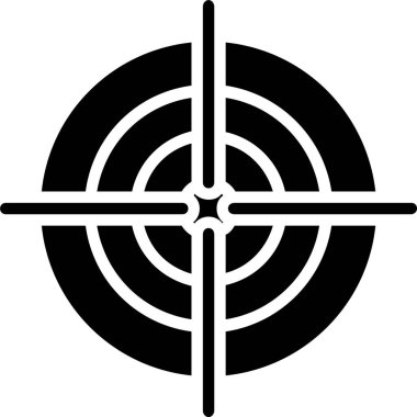 Hedef vektör simgesi tasarım