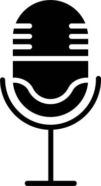 Mikrofon vektör simgesi tasarım