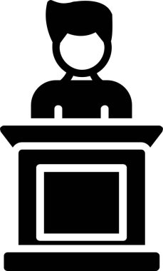 Podium Vector Icon Design