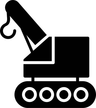 Crane Vector Icon Design