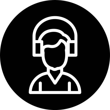Customer Service Vector Icon Design
