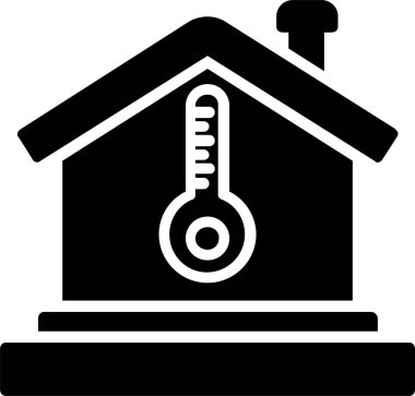 Home Temprature Vector Icon Design