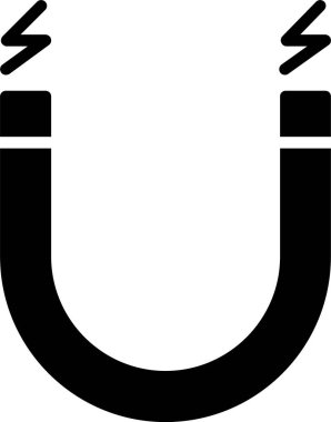 Mıknatıs vektör simgesi tasarım