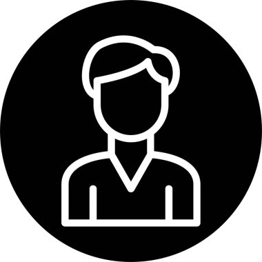 Kullanıcı vektör simgesi tasarım