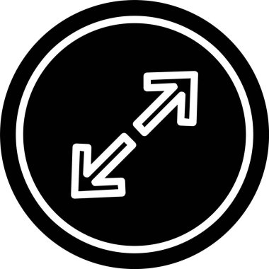 Ok Vektörü Simgesi Tasarımı Büyüt