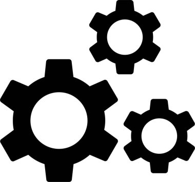Mekanik Vektör Simgesi Tasarımı