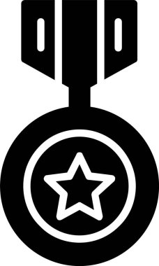 Madalya vektör simgesi tasarım