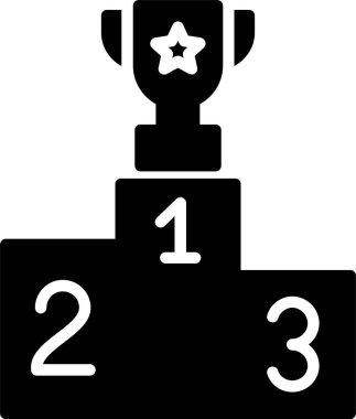 Podium Vector Icon Design