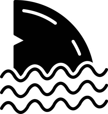 Fin Vektör Simgesi Tasarımı