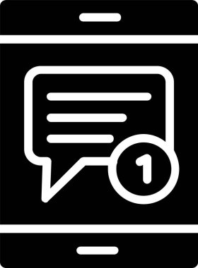 İleti vektör simgesi tasarım