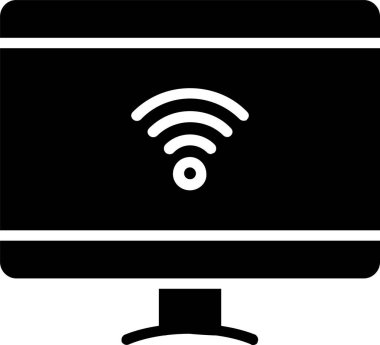 Smart TV Vector Icon Design