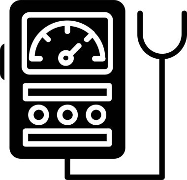 Voltmeter Vector Icon Design