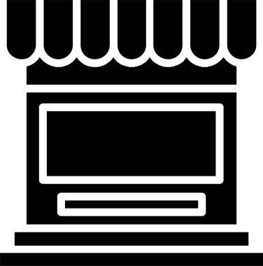 Fırın Vektör Simgesi Tasarımı