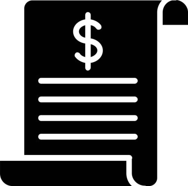 Bill Vector Icon Design