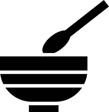 Bowl Vector Icon Design