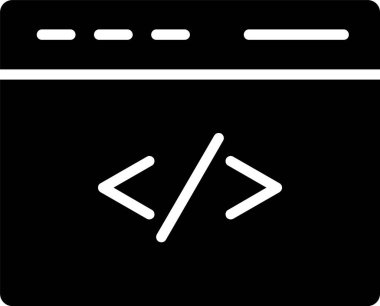 Coding Vector Icon Design