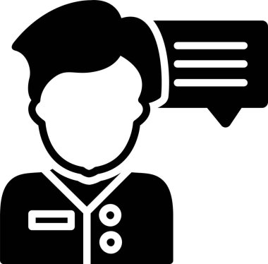 Söylenti Vektörü Simgesi Tasarımı