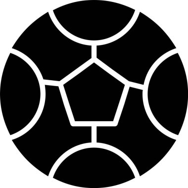 Futbol Vektörü Simgesi Tasarımı