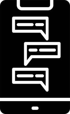 İleti vektör simgesi tasarım