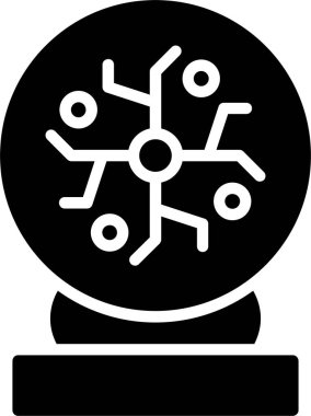 Plasma Topu Vektör Simgesi Tasarımı