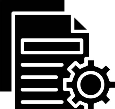 Content Management Vector Icon Design