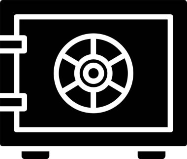 Safe Box Vector Icon Design