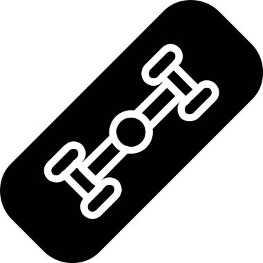 Kaykay Vektör Simgesi Tasarımı