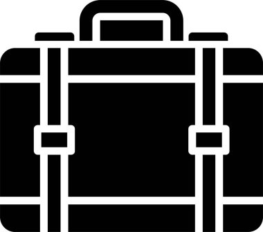 Suitcase Vector Icon Design