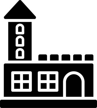 Castle Vektör Simgesi Tasarımı