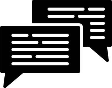 İleti vektör simgesi tasarım