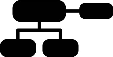 Organization Chart Vector Icon Design