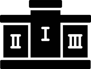 Podium Vector Icon Design